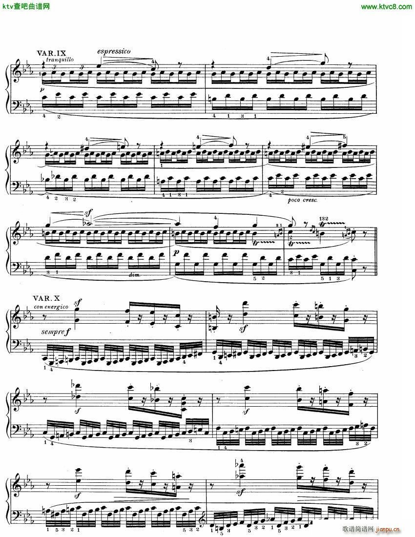 Beethoven WoO 80 32 Variations in C Minor5
