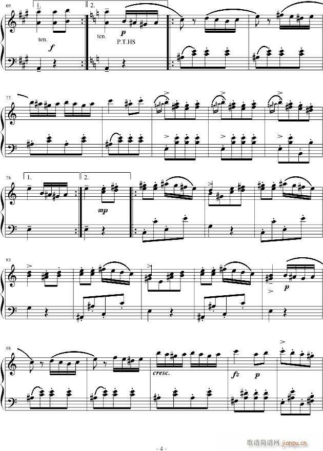 土耳其进行曲阿拉伯音阶版_莫扎特4
