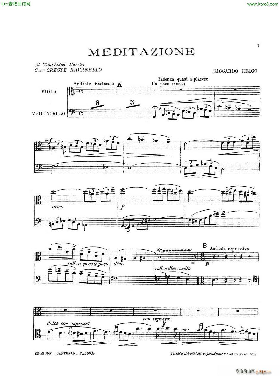 Drigo Meditation Viola Cello Piano4