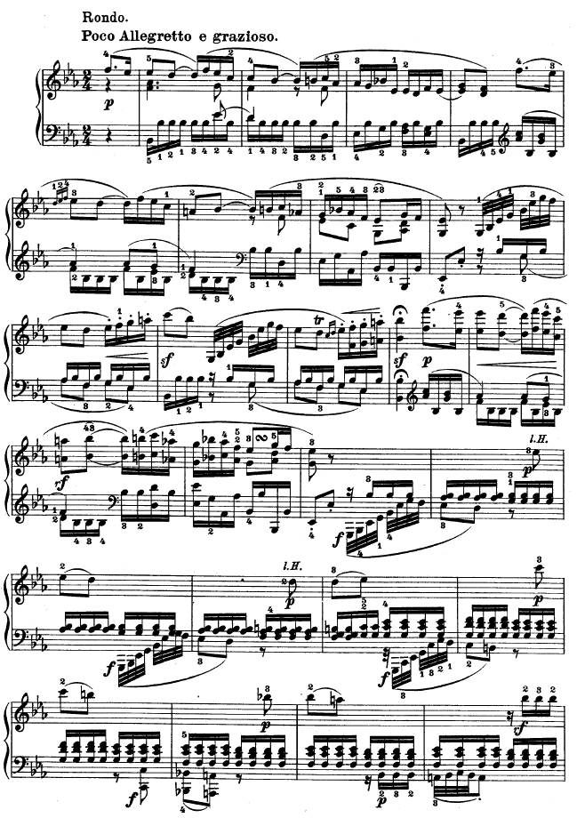 降E大调第四钢琴奏鸣曲-Op.718