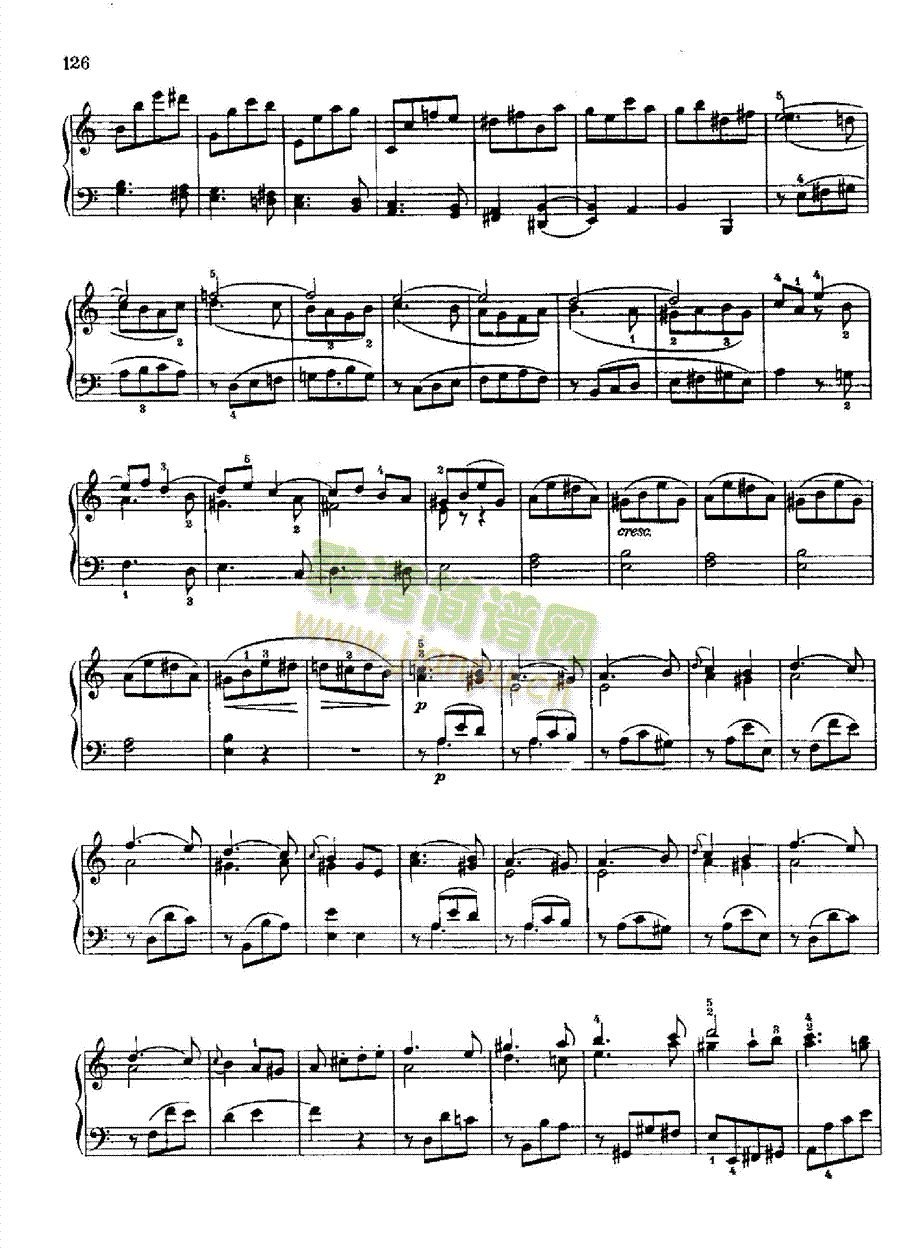 奏鸣曲Nr.810 键盘类 钢琴16