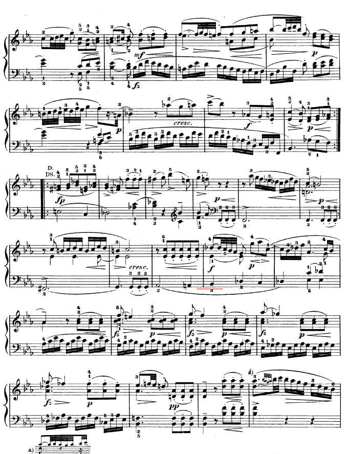 降B大调奏鸣曲 kv33310
