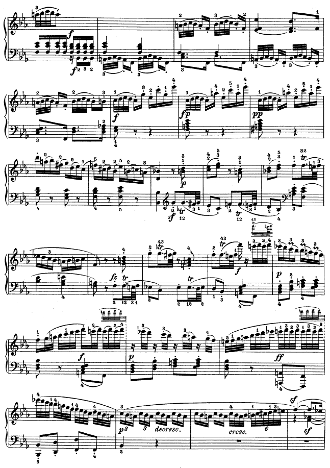 降E大调第四钢琴奏鸣曲-Op.719