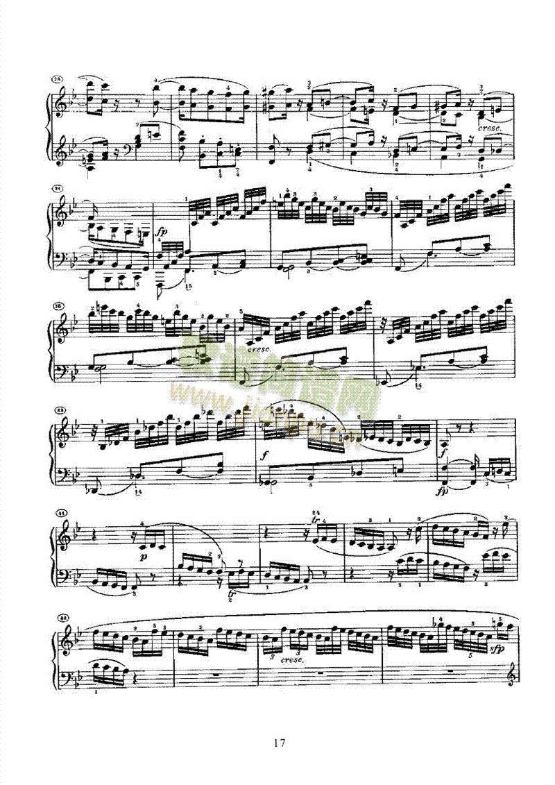 奏鸣曲(Opus22) 键盘类 钢琴17
