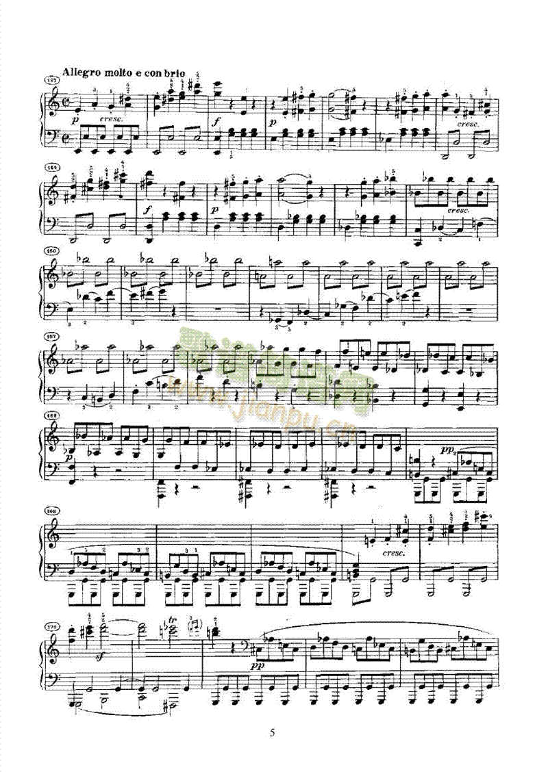 奏鸣曲(Opus13) 键盘类 钢琴5