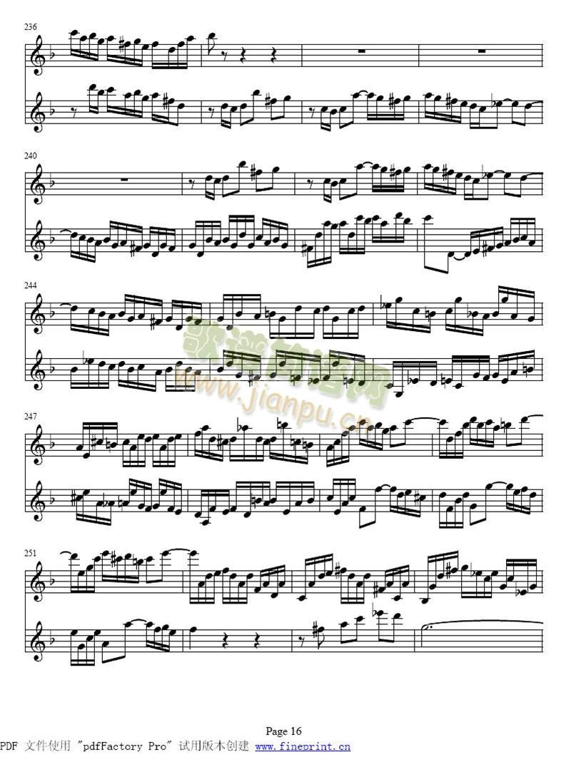 d小调两支小提琴协奏曲15-222