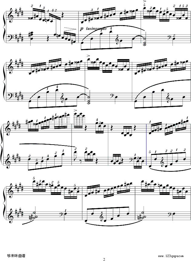 练习曲Op.72 No.1-莫什科夫斯基2