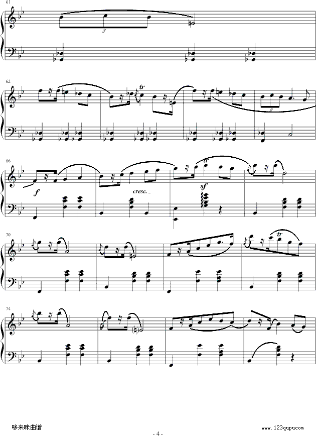 玛祖卡 op.7 no.1-肖邦4