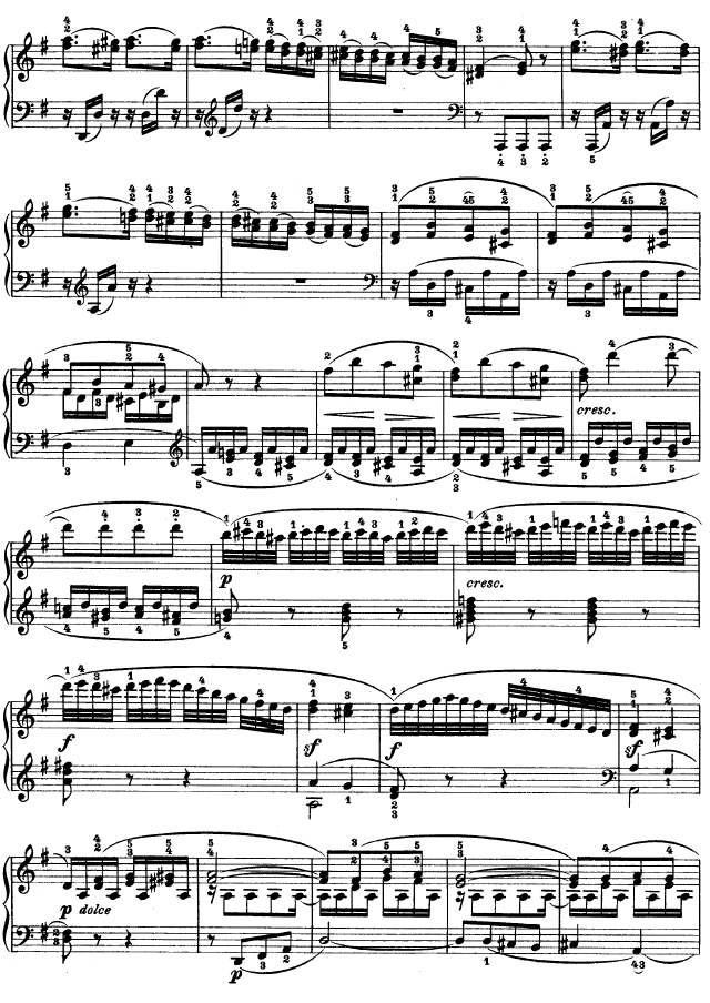 G大调第十钢琴奏鸣曲　Op. 14 No--22