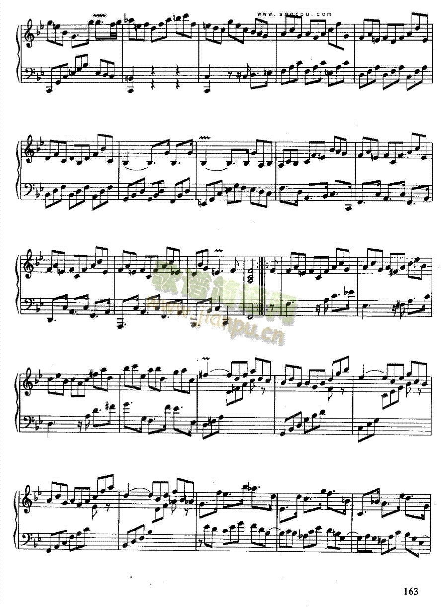 六首古组曲(德国组曲) 键盘类 钢琴6
