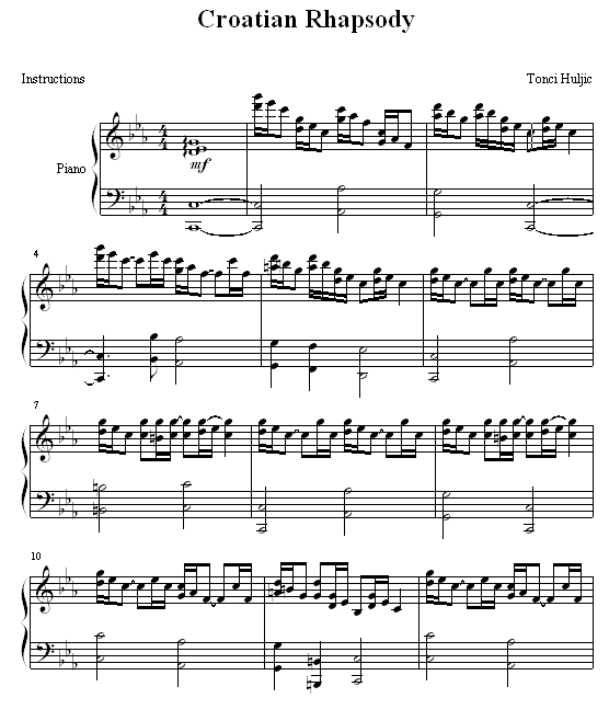 克罗地亚狂想曲1