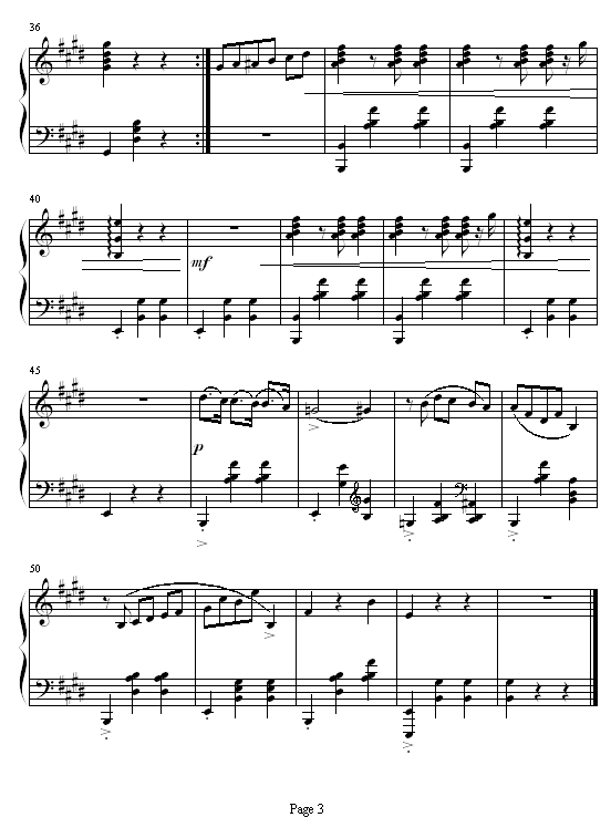 E大调圆舞曲作品Op.55 No.13