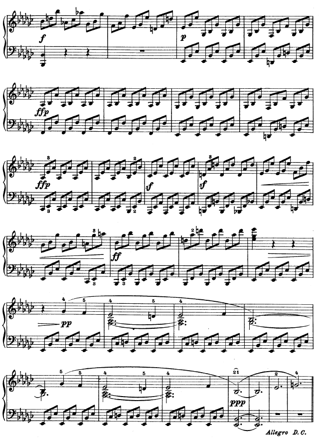 降E大调第四钢琴奏鸣曲-Op.717