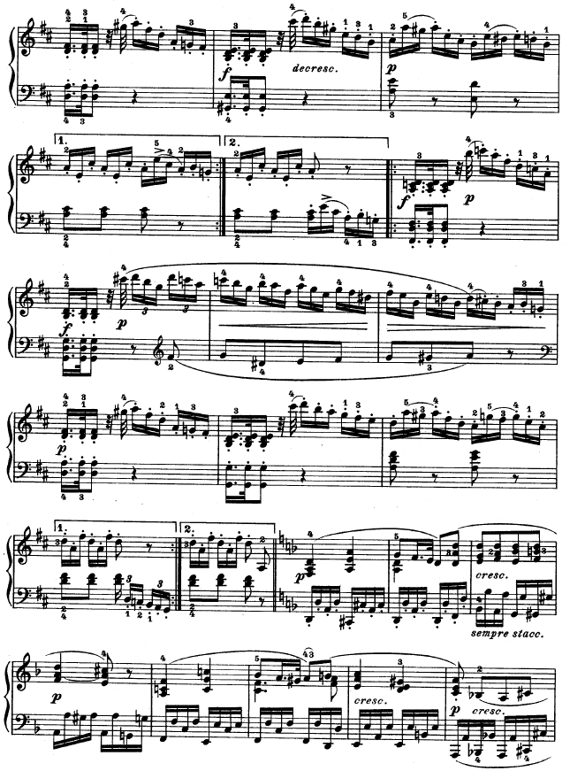 第十五钢琴奏鸣曲-（Op.28）12