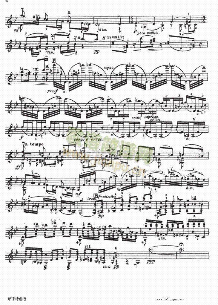 伊萨伊小提琴奏鸣曲（sonate No1）2