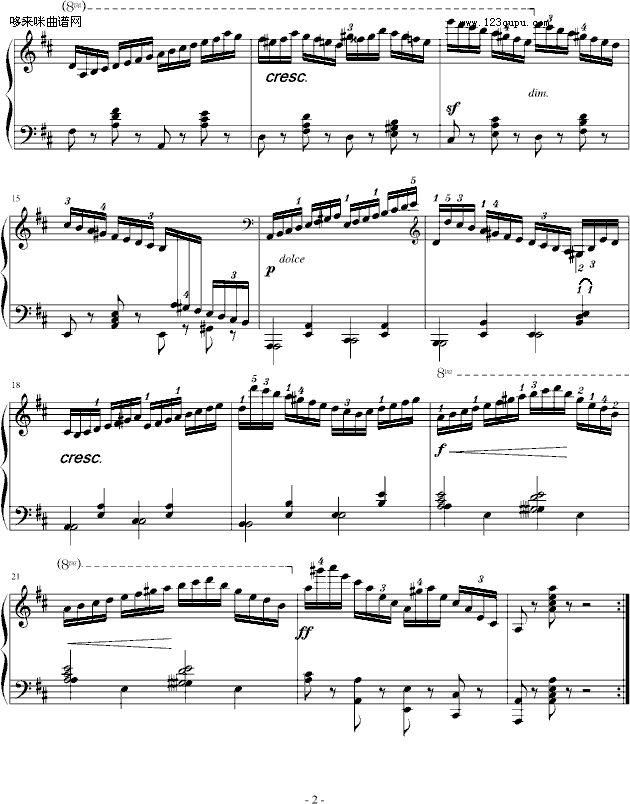 练习曲Op.740 No.3-车尔尼2