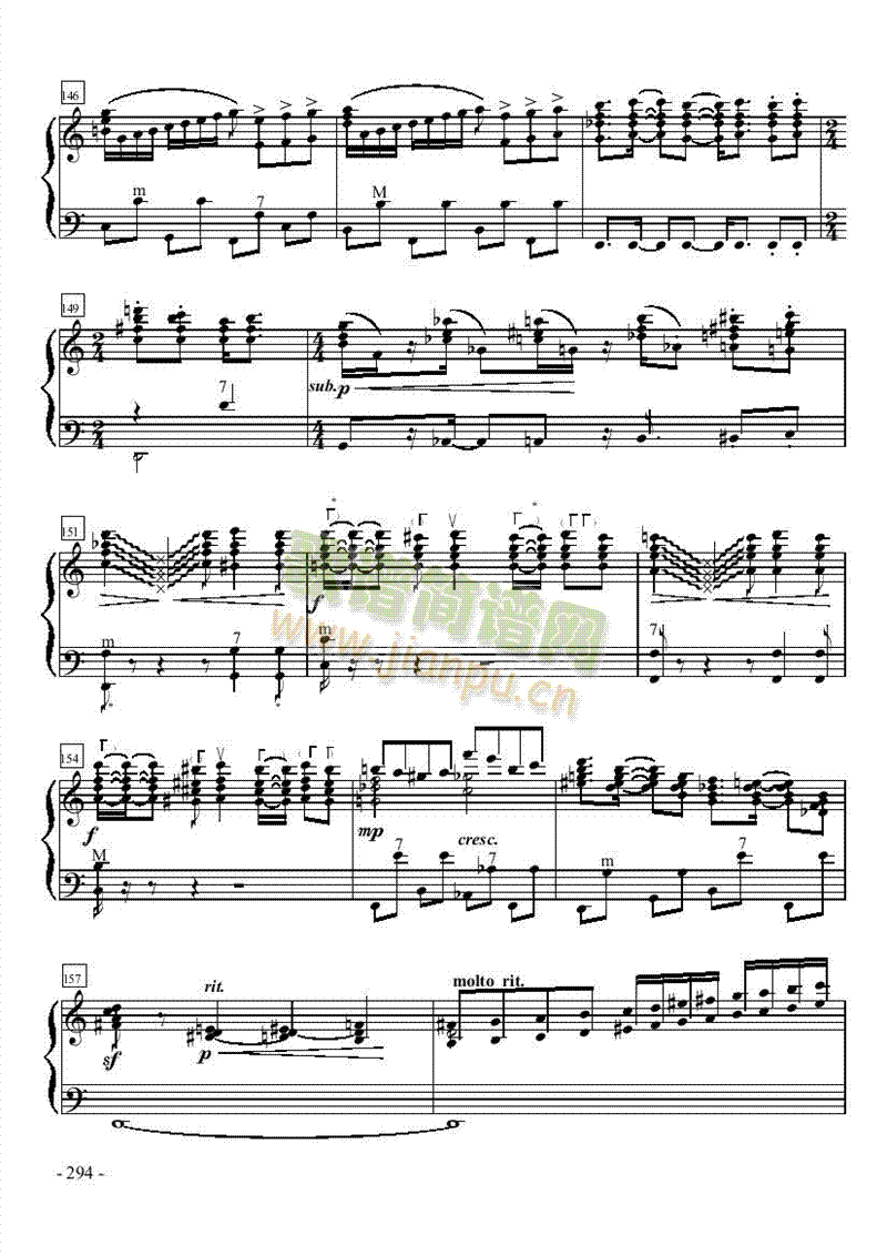十级乐曲《匈牙利舞曲第5号》 键盘类 手风琴10