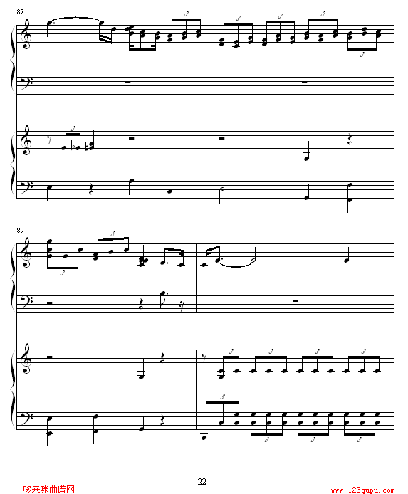 ココロの音-piano钢琴恋曲22