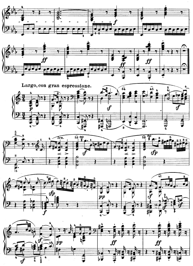 降E大调第四钢琴奏鸣曲-Op.711