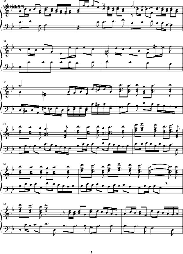 高达SEED主题曲《曾经和你在一起》复调钢琴版-Gundam Seed5