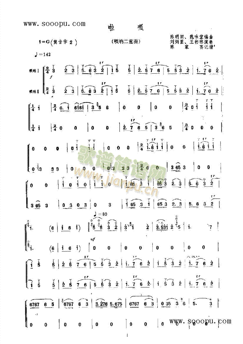 啦呱 民乐类 唢呐1