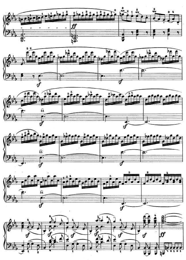 降E大调第四钢琴奏鸣曲-Op.79