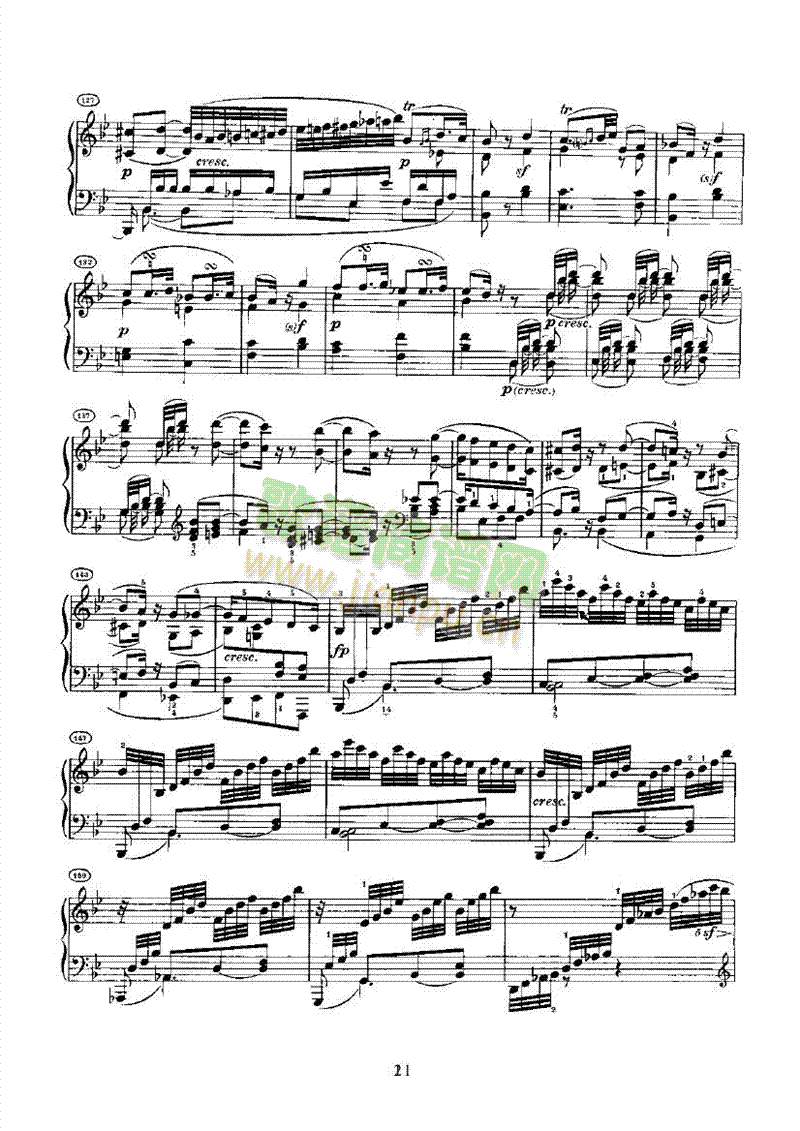 奏鸣曲(Opus22) 键盘类 钢琴21