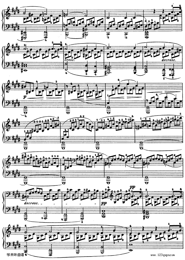 第十四钢琴奏鸣曲-《月光曲》-（Op.27 No.2）-贝多芬2