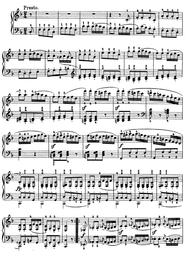 F大调第六钢琴奏鸣曲 - Op.10―211