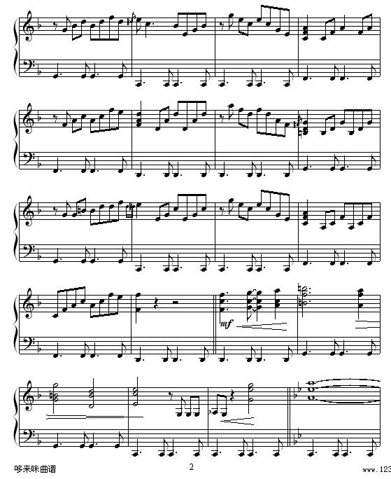 感伤的混合曲-克莱德曼2