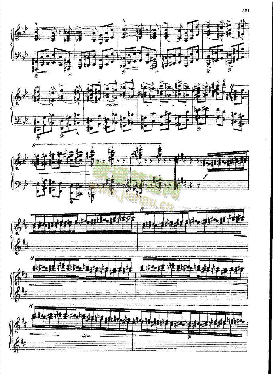 西班牙狂想曲 键盘类 钢琴21