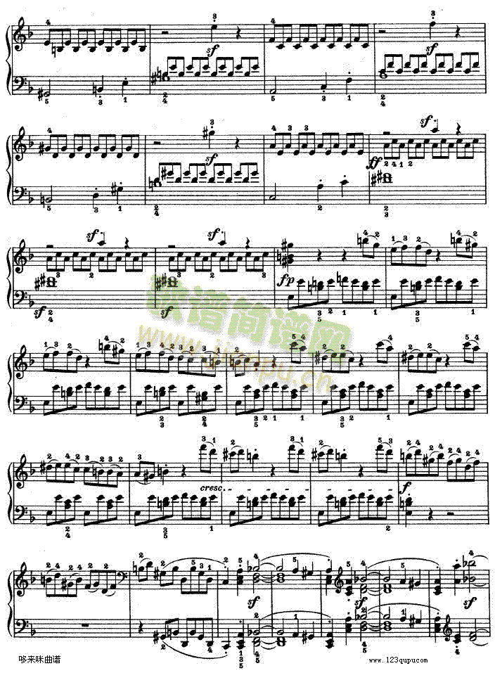 暴风雨-d小调第十七钢琴奏鸣曲 - Op.31―2-贝多芬2