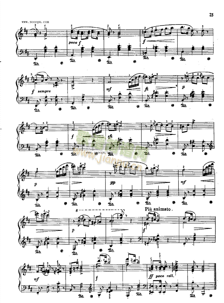 波兰曲 键盘类 钢琴2