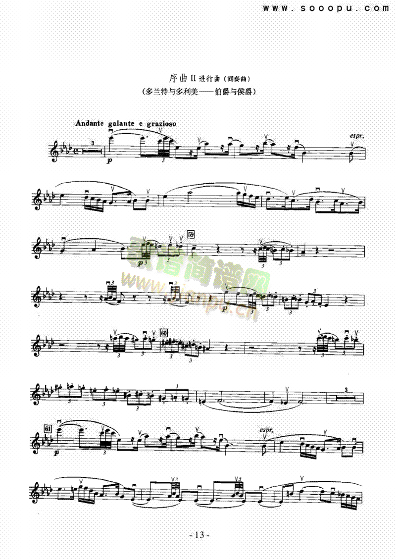 交响组曲《贵人迷》―独奏 弦乐类 小提琴13