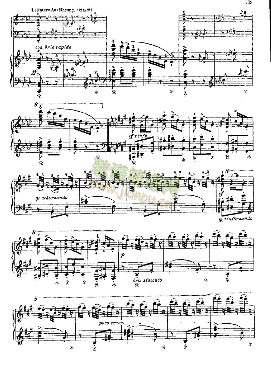 梅菲斯托圆舞曲 键盘类 钢琴4