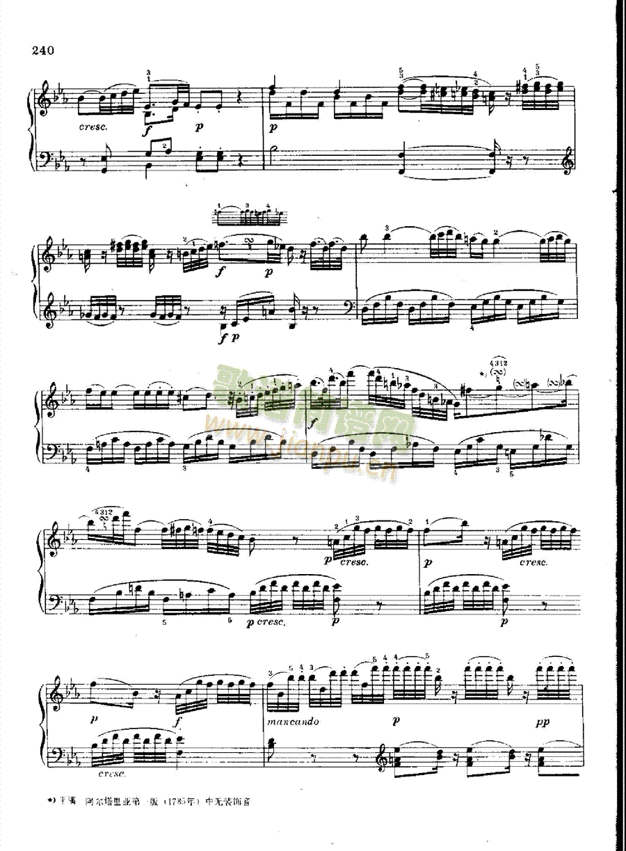 奏鸣曲Nr.457 键盘类 钢琴7