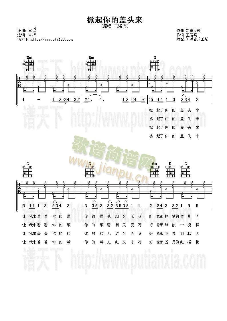 掀起你的盖头来1