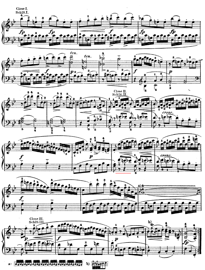 降B大调奏鸣曲 kv3333