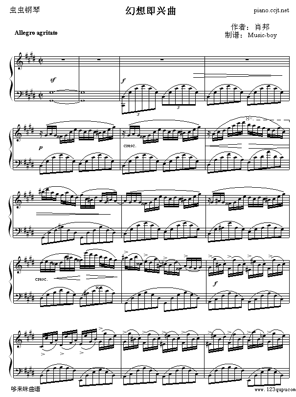 幻想即兴曲-Music-boy-肖邦1