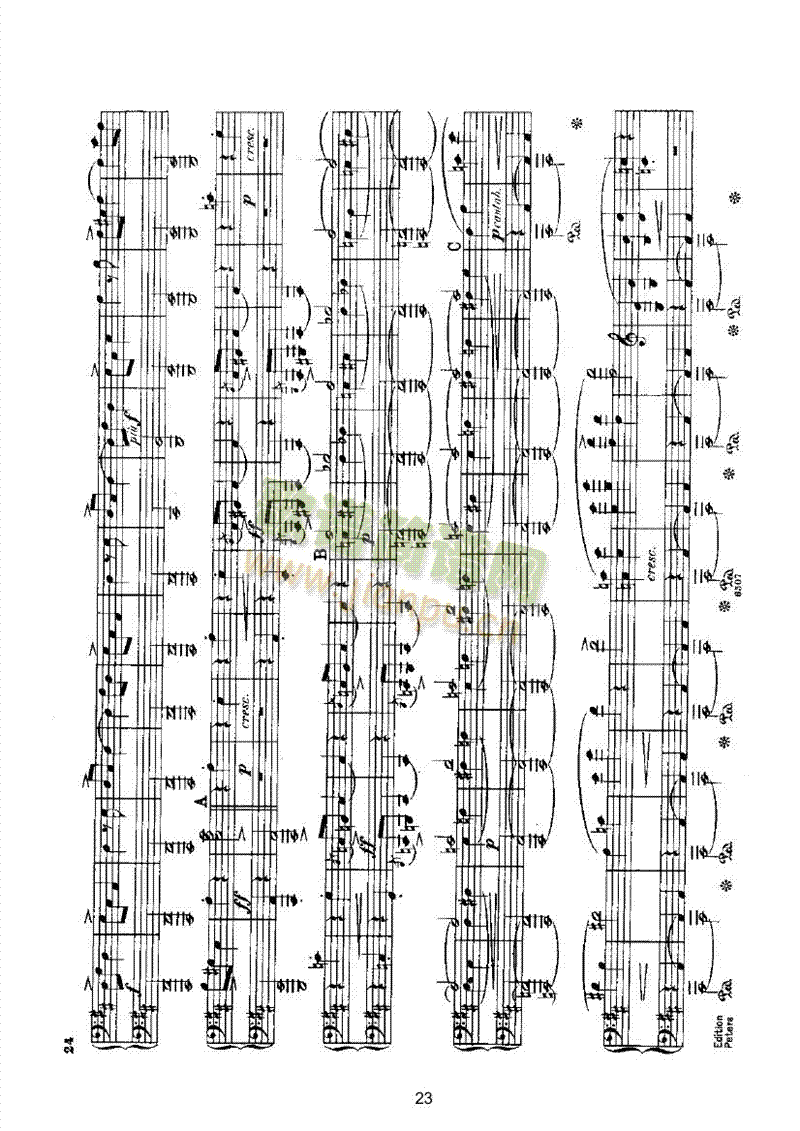挪威舞曲（四手联弹op.35） 键盘类 钢琴23
