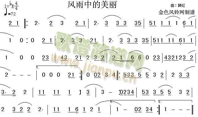 风雨中的美丽1