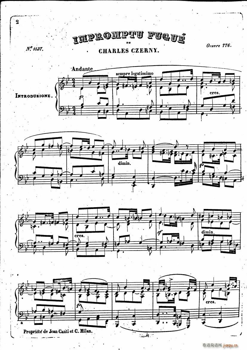 Czerny Impromptu Fugue1