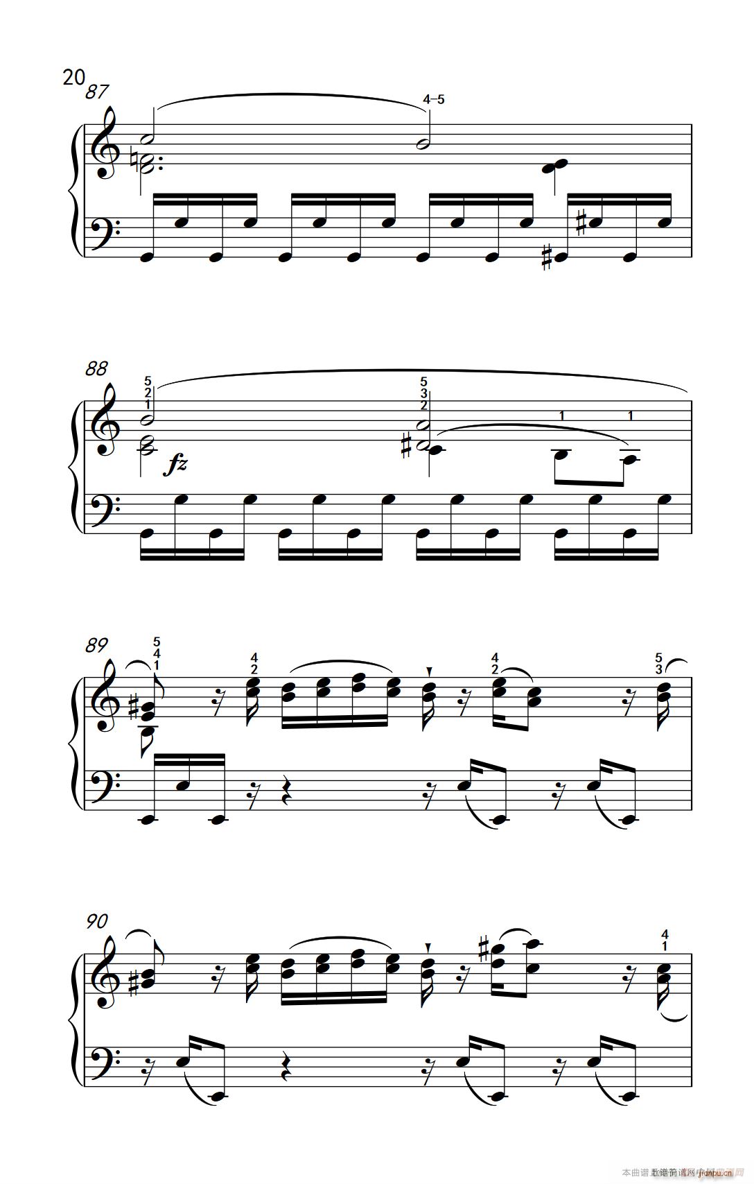 第九级1 C大调奏鸣曲 第一乐章 Hob XVI 50（中央音乐学院 钢琴（业余）考级教程 7-9级）20