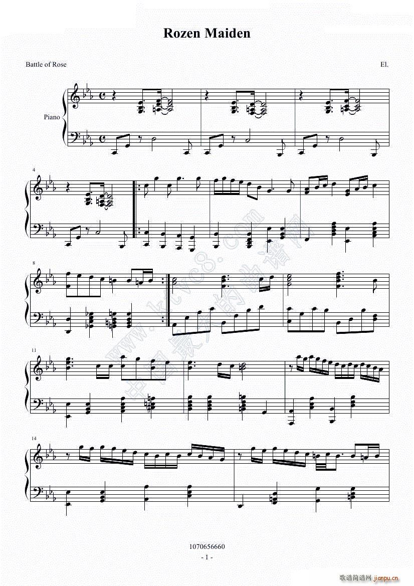 插曲《Battle of Rose》_蔷薇少女1