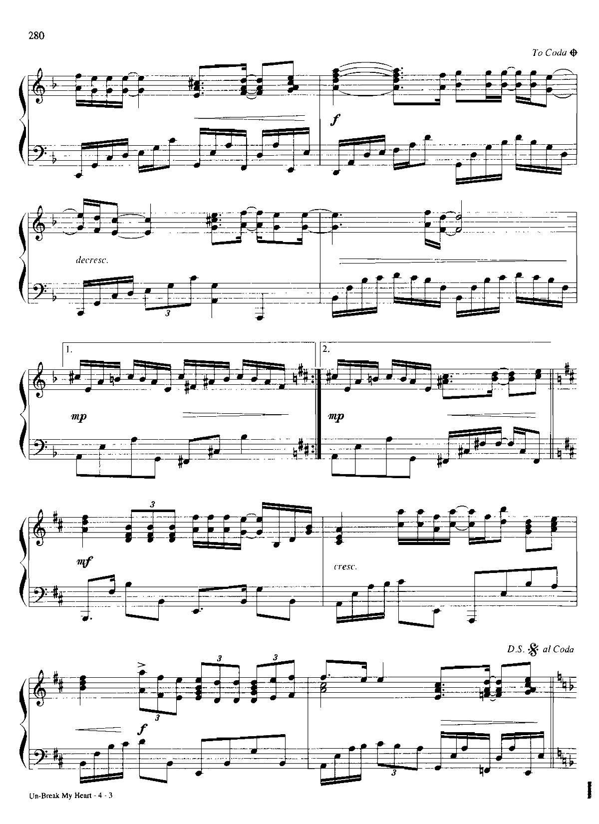 UN-BREAK MY HEART(Dan Coates 流行情调 集)3