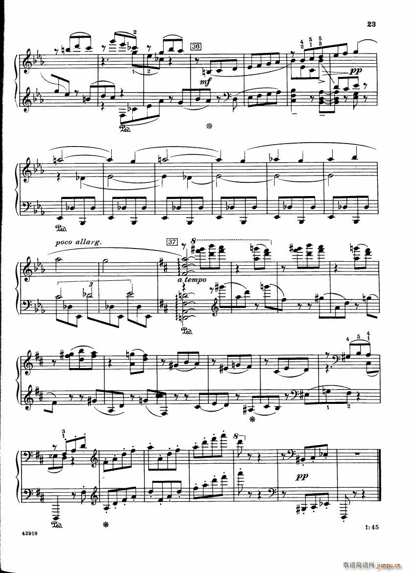 Barber op 28 Souvenirs piano solo23