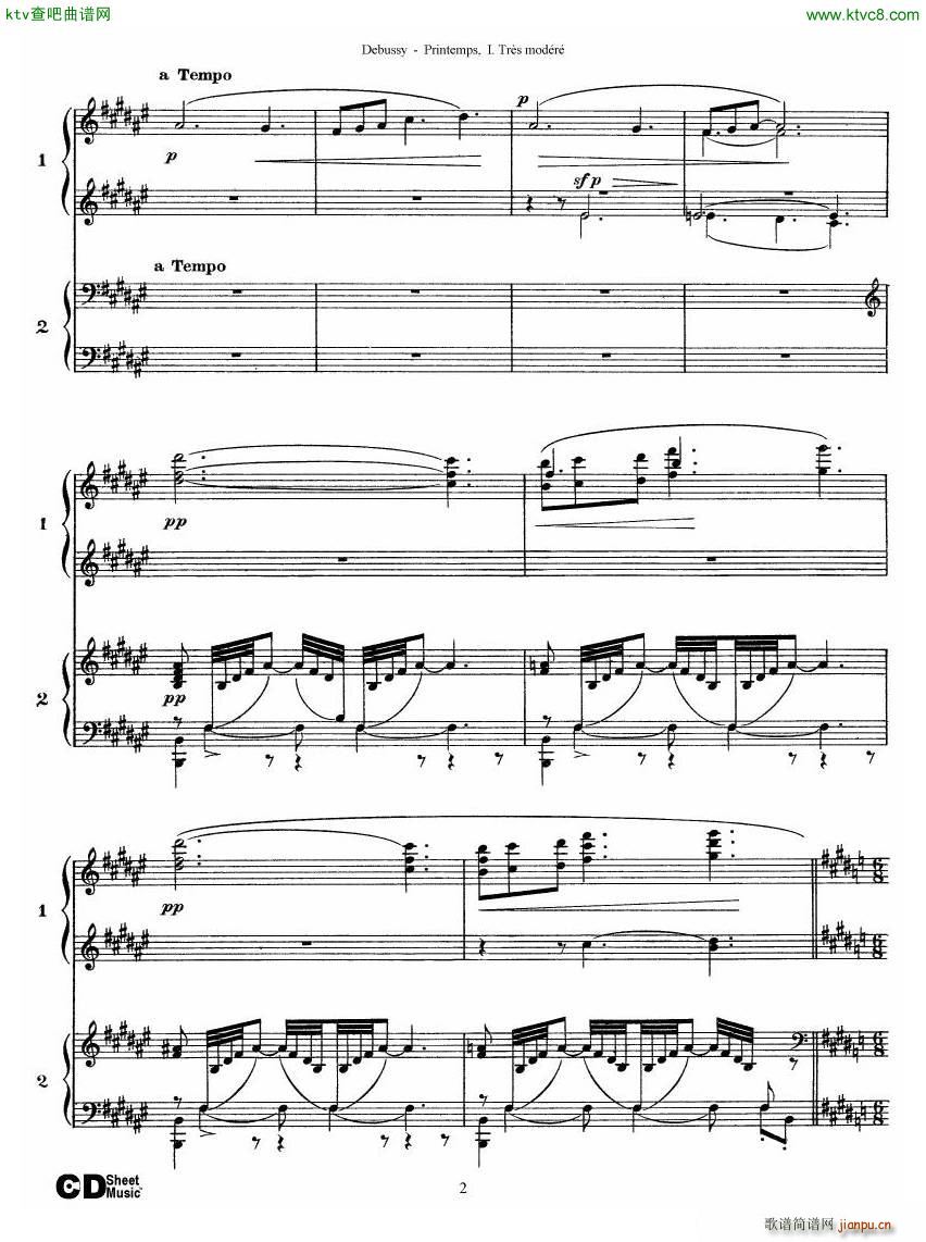 Debussy Printemps I2