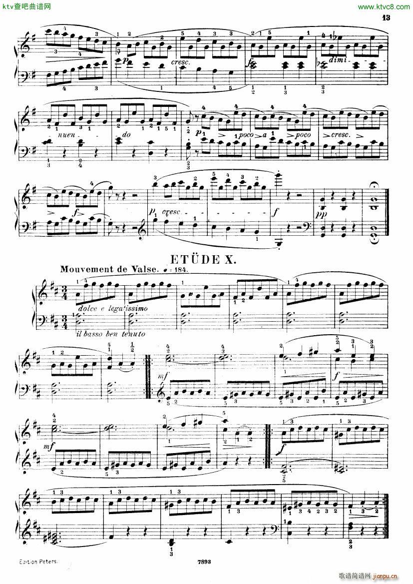 Henri Bertini 1798 1876 25 Easy Etudes Op 10014