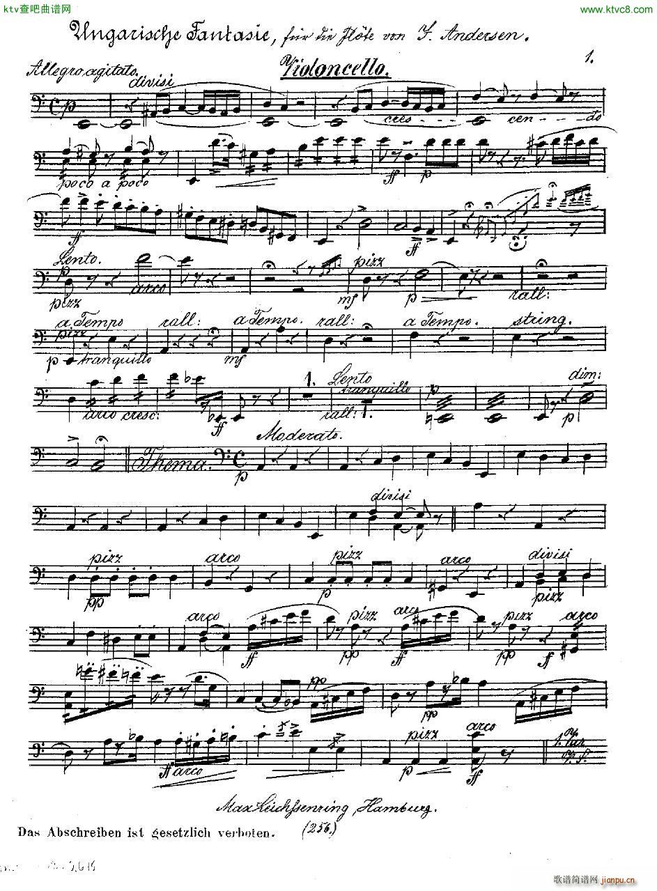 Andersen op 2 Ungarische Fantasie orch parts14