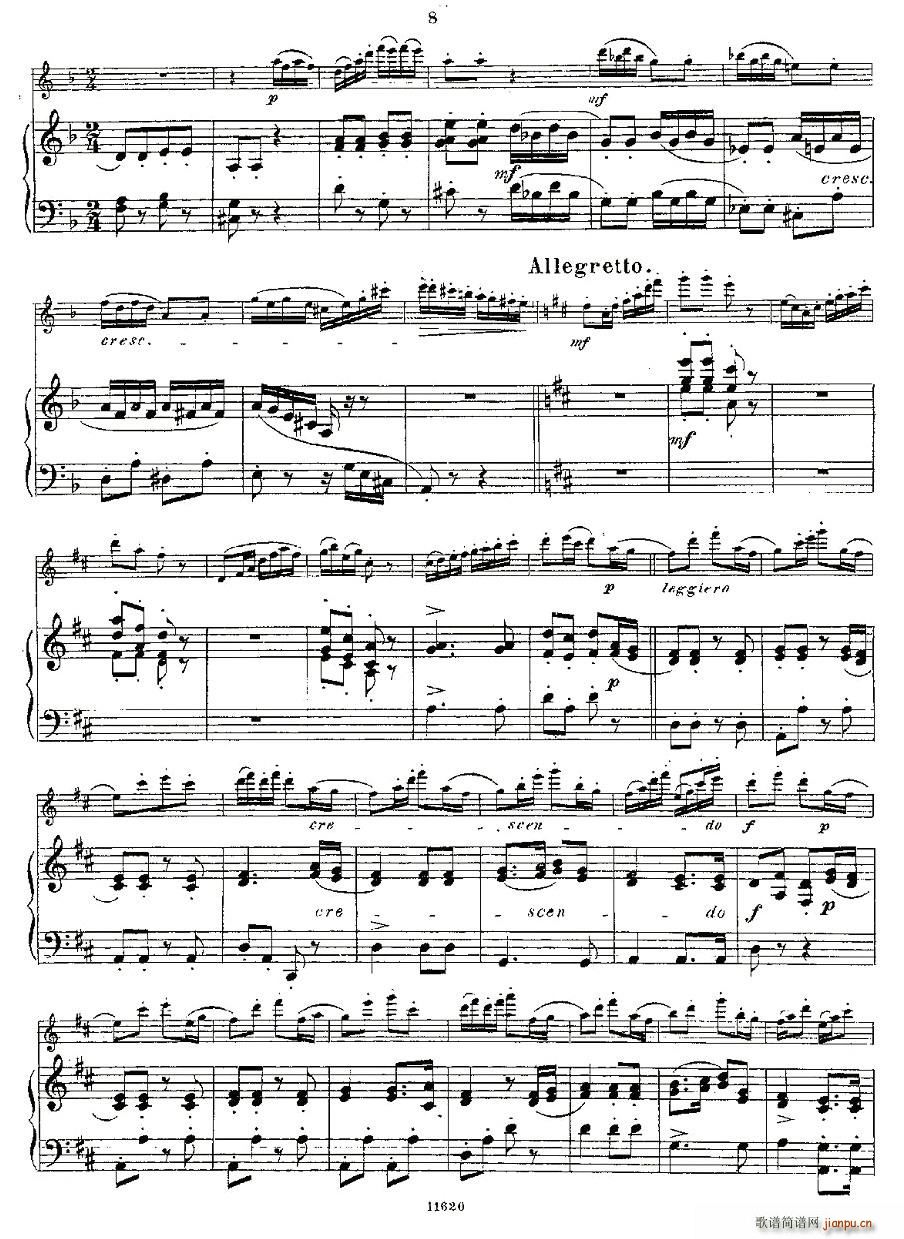 Opern-Transcriptionen.Op.45-8（长笛+钢琴伴奏）6